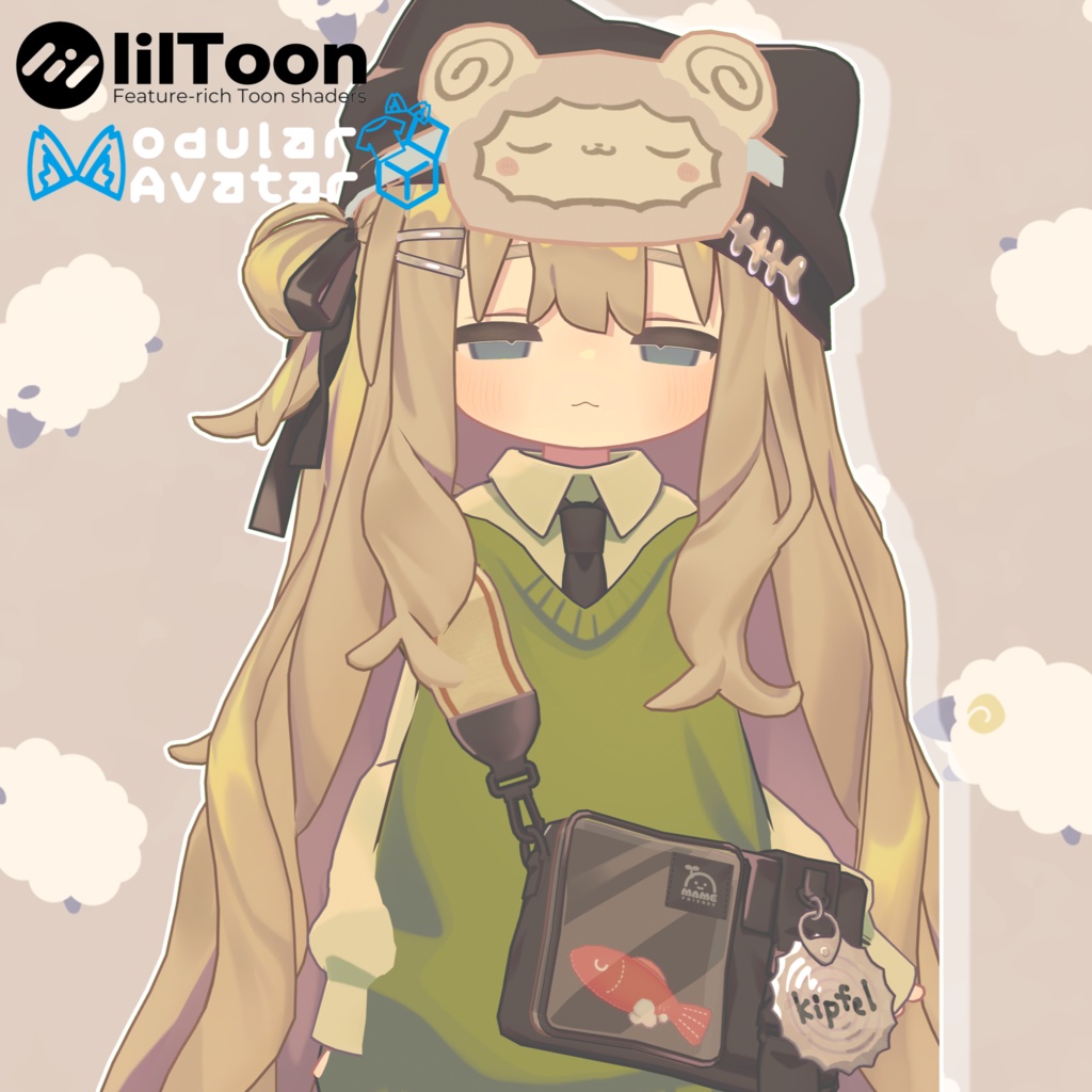 【実用可能!】目を守る!あったかシープアイマスク【MA全アバター対応】