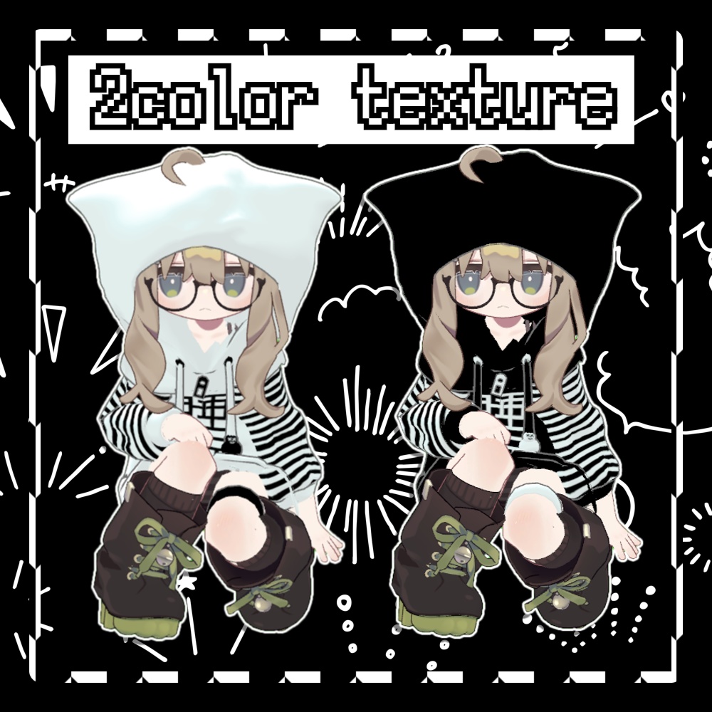 【emo fashion】‘수면’ 후드티 【Only Kipfel】