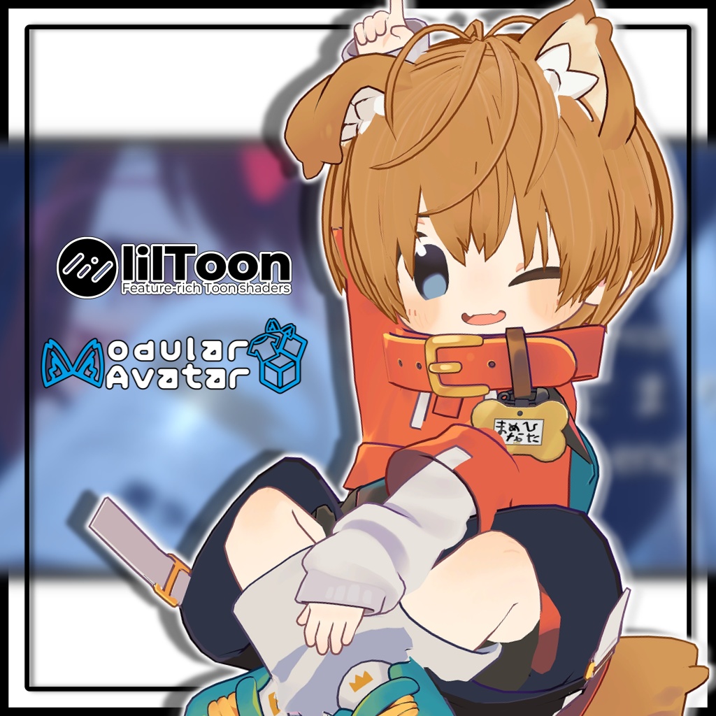 【複数アバター対応】ダウナーショートヘアV3【髪型】