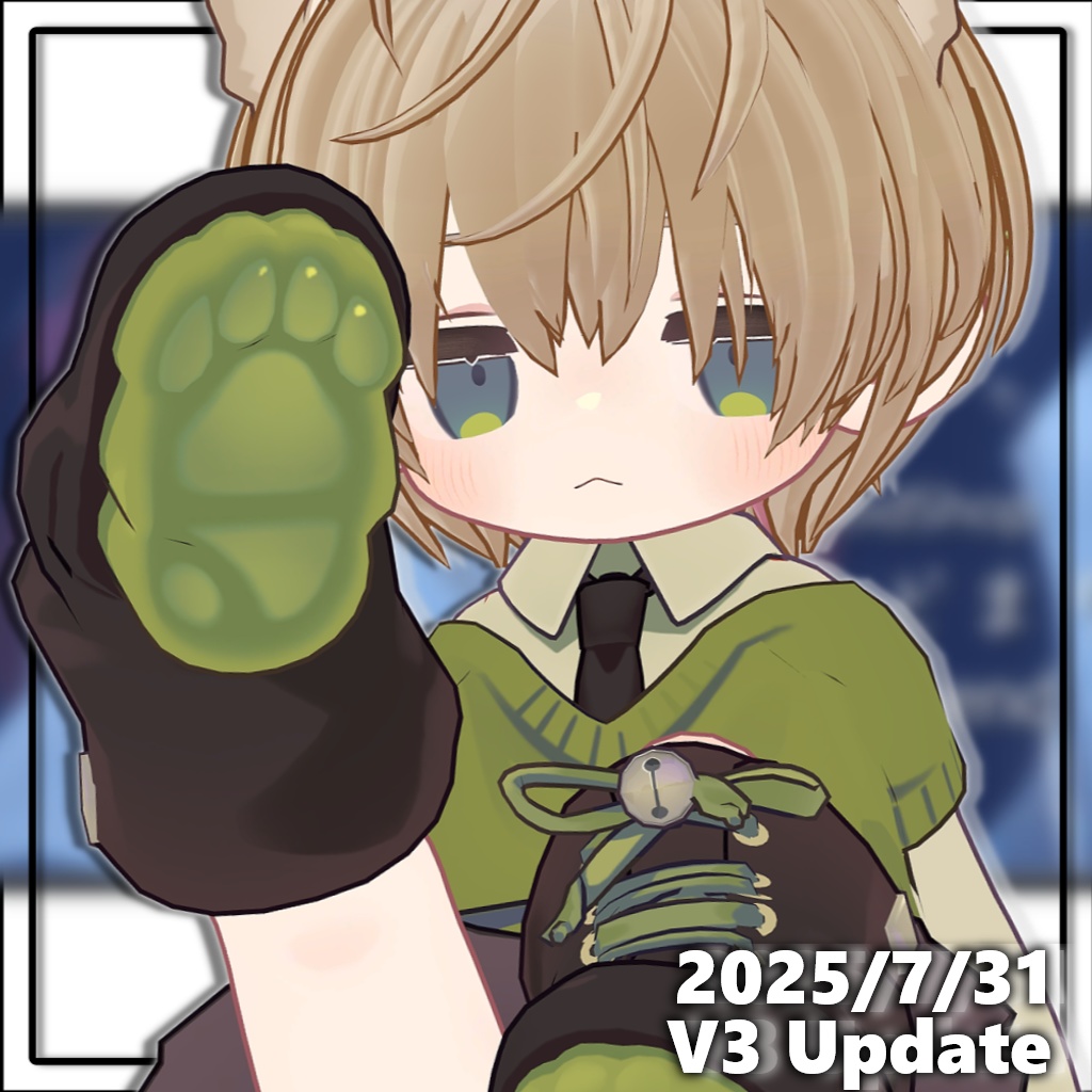 【複数アバター対応】ダウナーショートヘアV3【髪型】