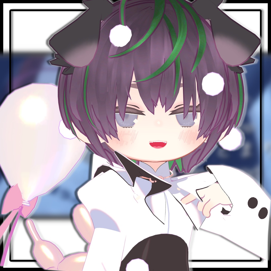 【複数アバター対応】ダウナーショートヘアV3【髪型】