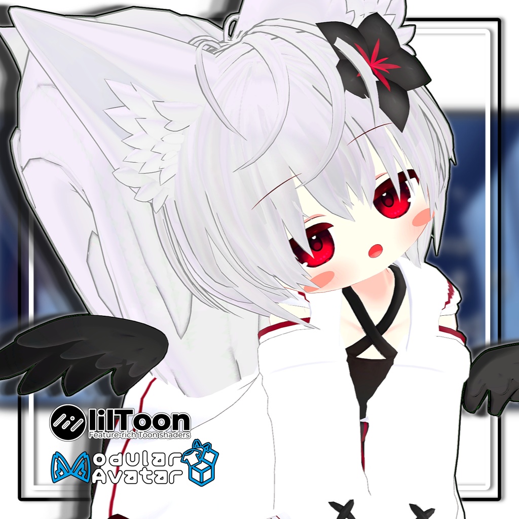 【複数アバター対応】ダウナーショートヘアV3【髪型】