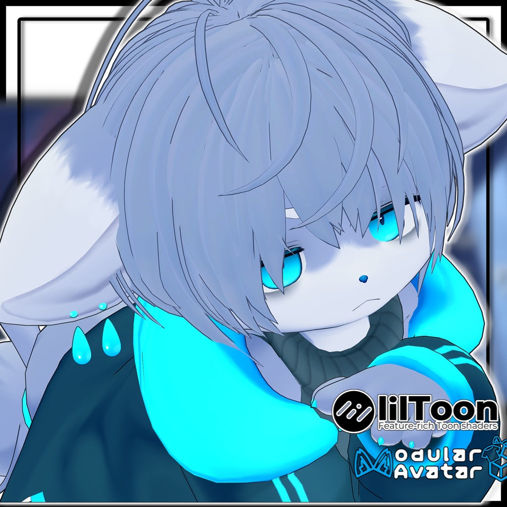 【複数アバター対応】ダウナーショートヘアV3【髪型】