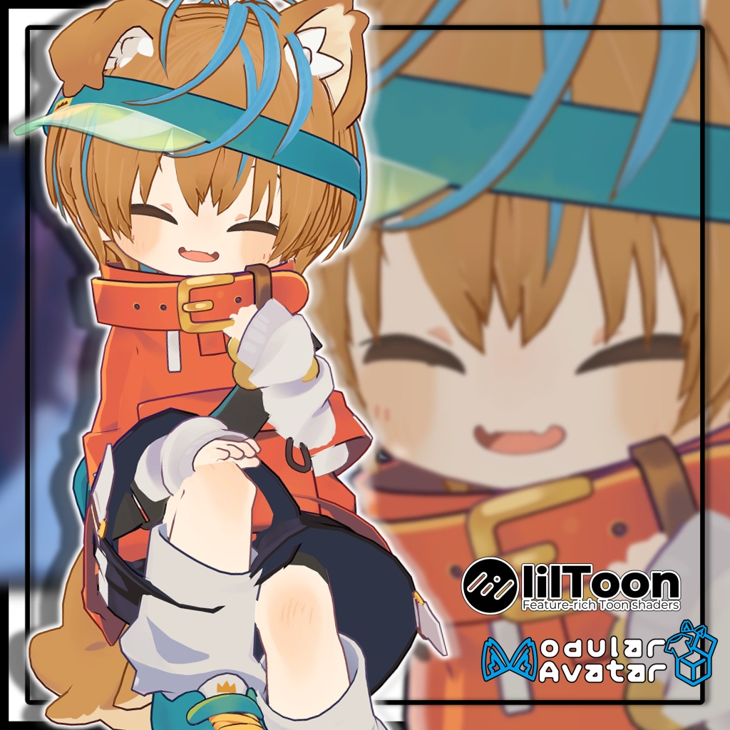 【複数アバター対応】ダウナーショートヘアV3【髪型】