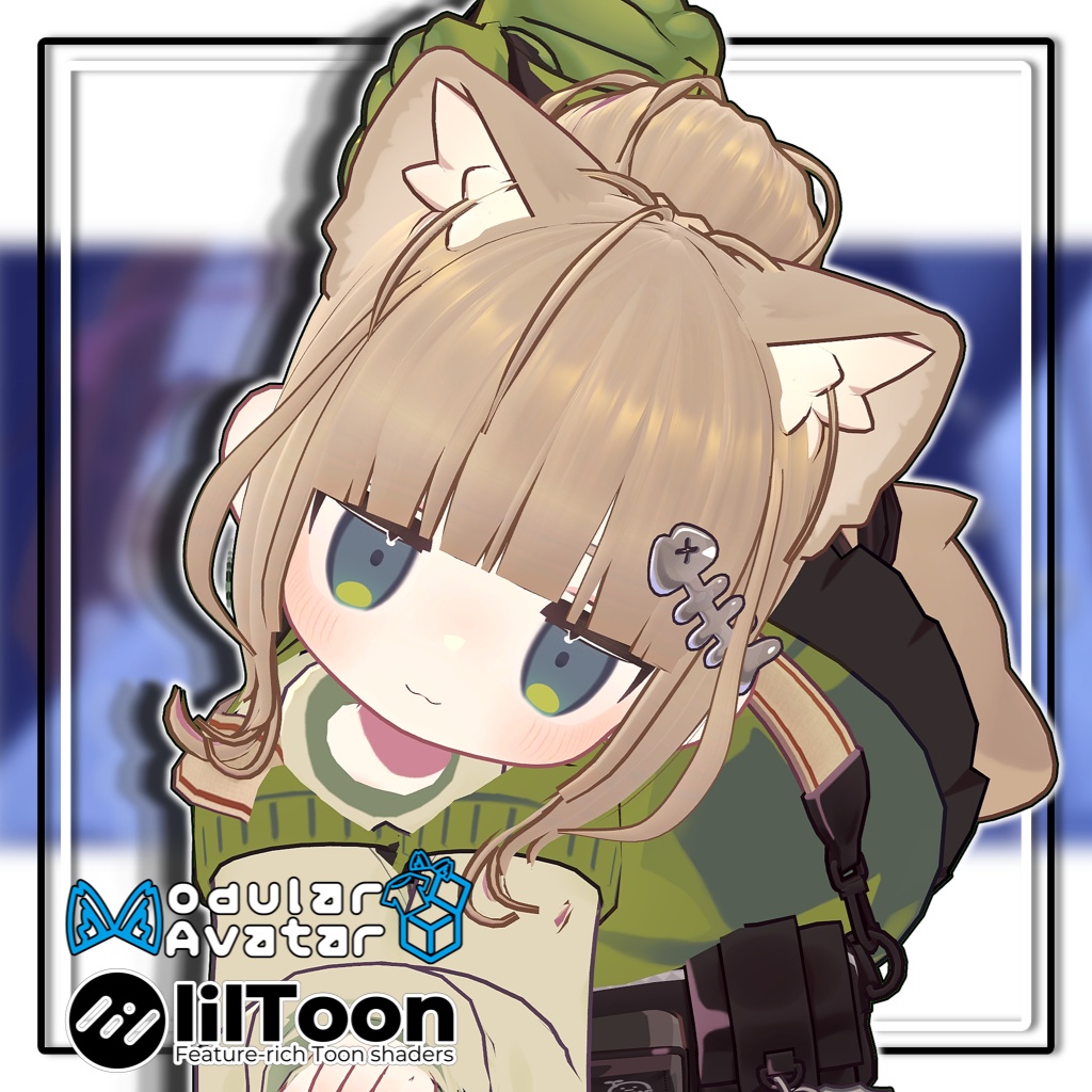 【大幅アップデート!】崩しお団子ヘア【6アバター対応】