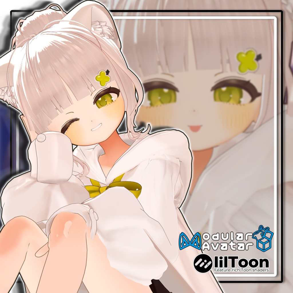 【大幅アップデート!】崩しお団子ヘア【6アバター対応】