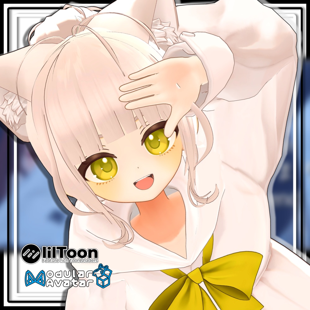 【2アバター対応】崩しお団子ヘア【髪型】