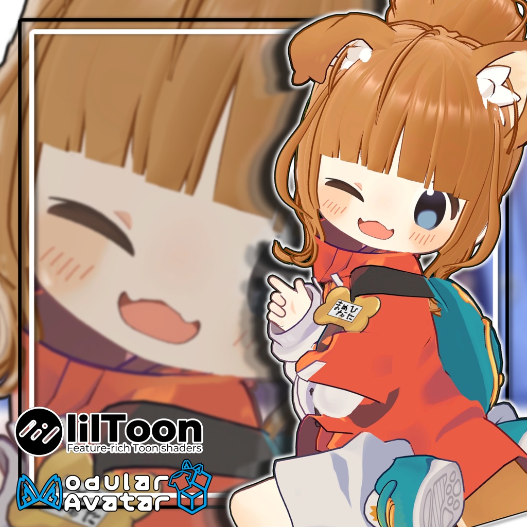 【大幅アップデート!】崩しお団子ヘア【6アバター対応】