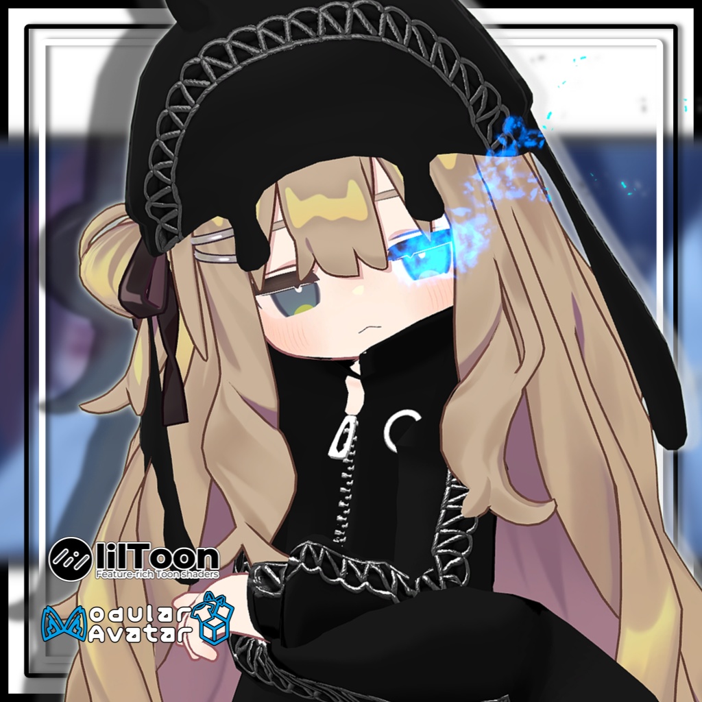 【VRC想定】爆炎パーティクル/Rainbow Fire particle