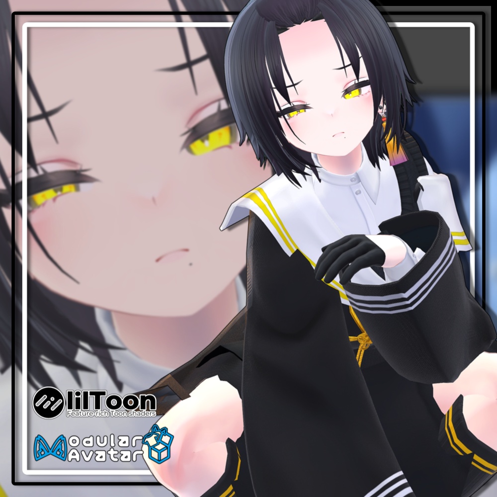 【16アバター対応】ポンパドールヘア【髪型】