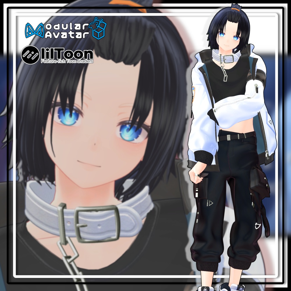 【16アバター対応】ポンパドールヘア【髪型】