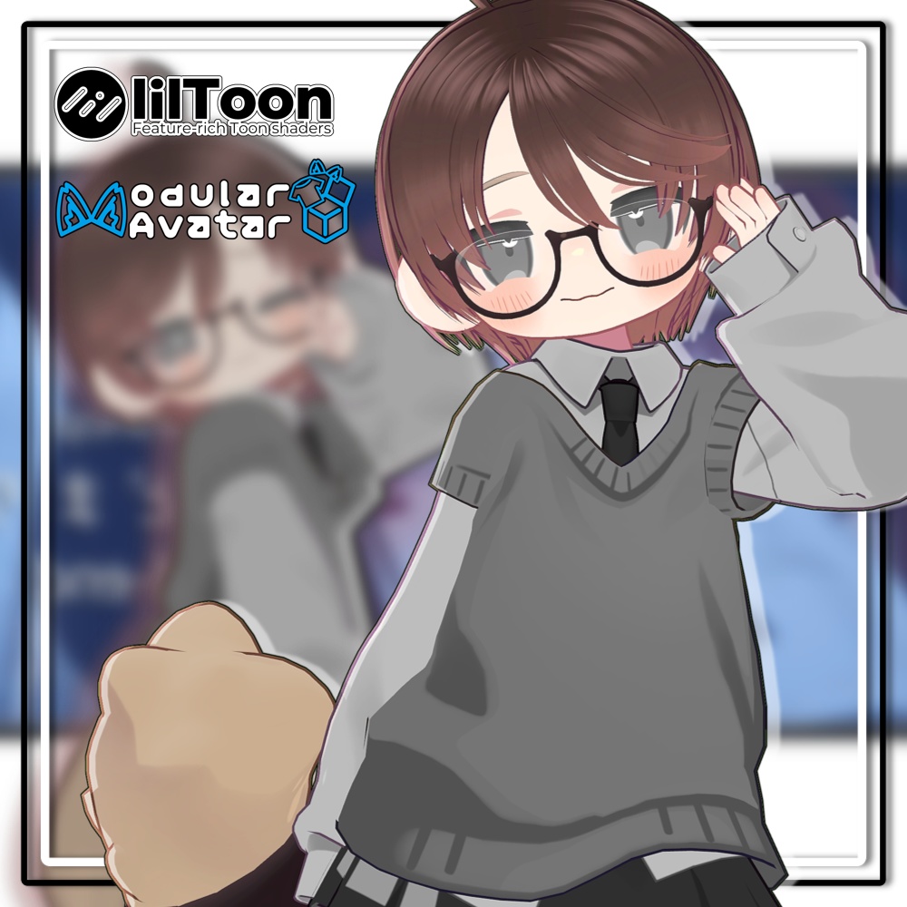 【10アバター対応】ショタボーイヘア【髪型】