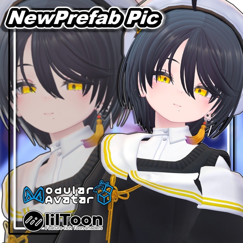 【複数アバター対応】ショタボーイヘア【髪型】
