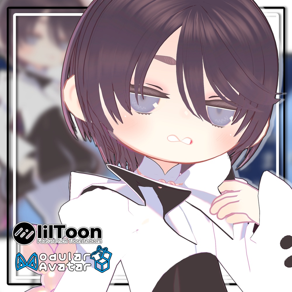 【10アバター対応】ショタボーイヘア【髪型】