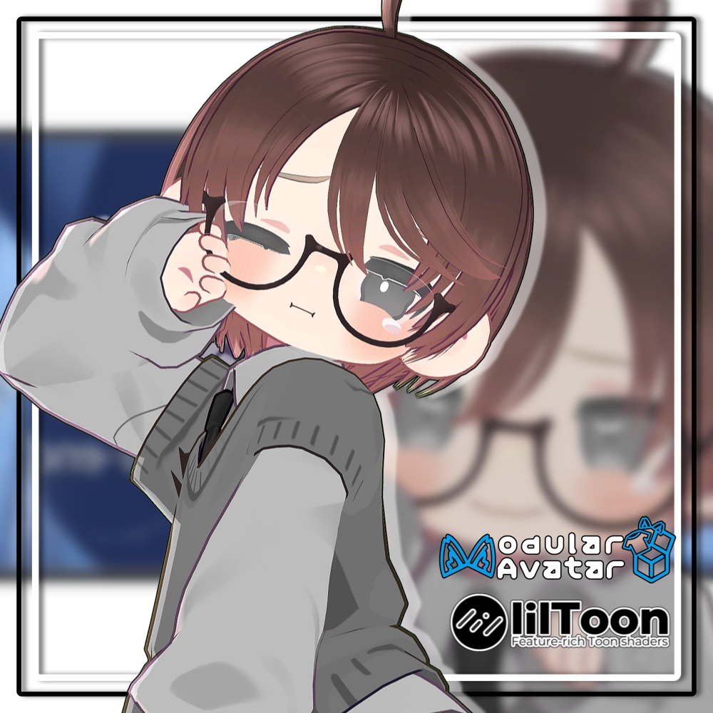 【10アバター対応】ショタボーイヘア【髪型】