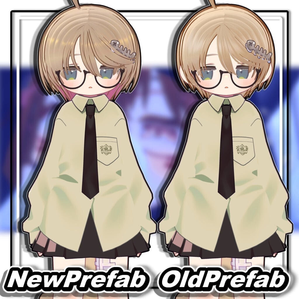 【複数アバター対応】ショタボーイヘア【髪型】