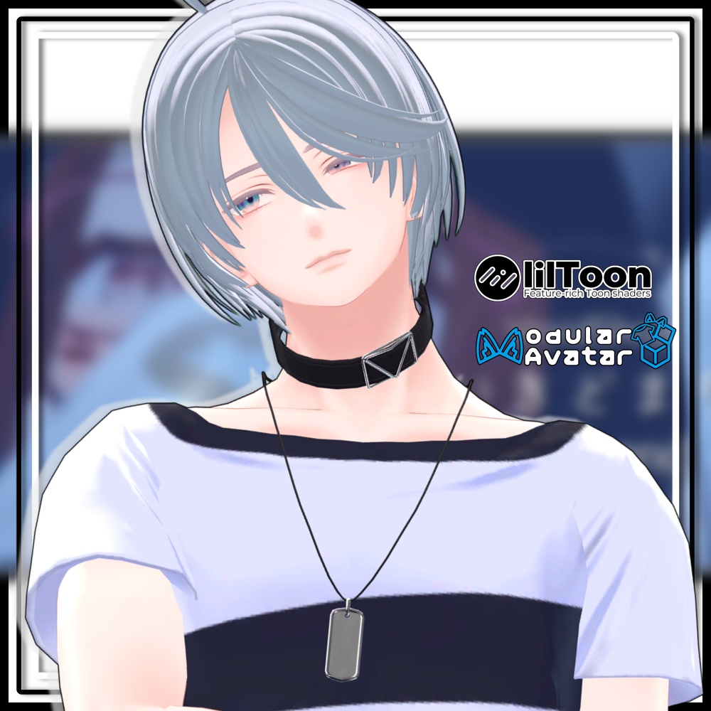 【10アバター対応】ショタボーイヘア【髪型】