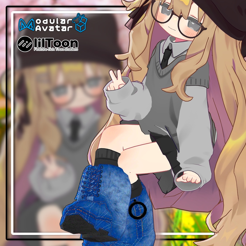 裁縫ドラゴンブーツ&デニムブーツ