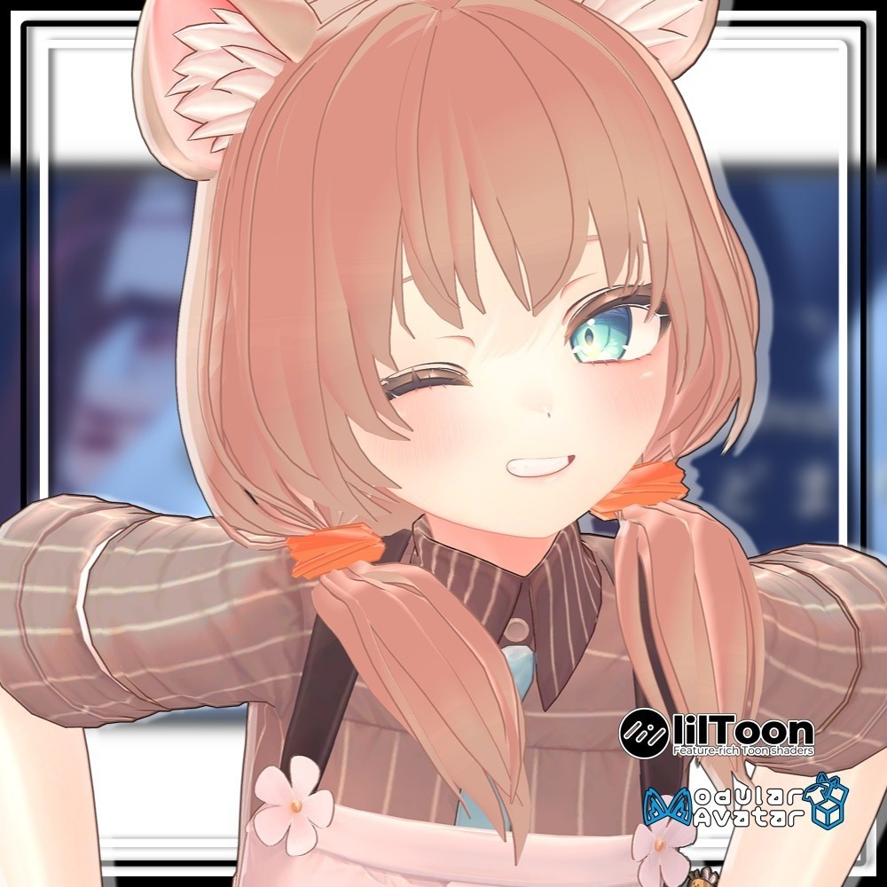 【複数アバター対応】ずっしりおさげヘア/Heavy pigtails【MA対応】