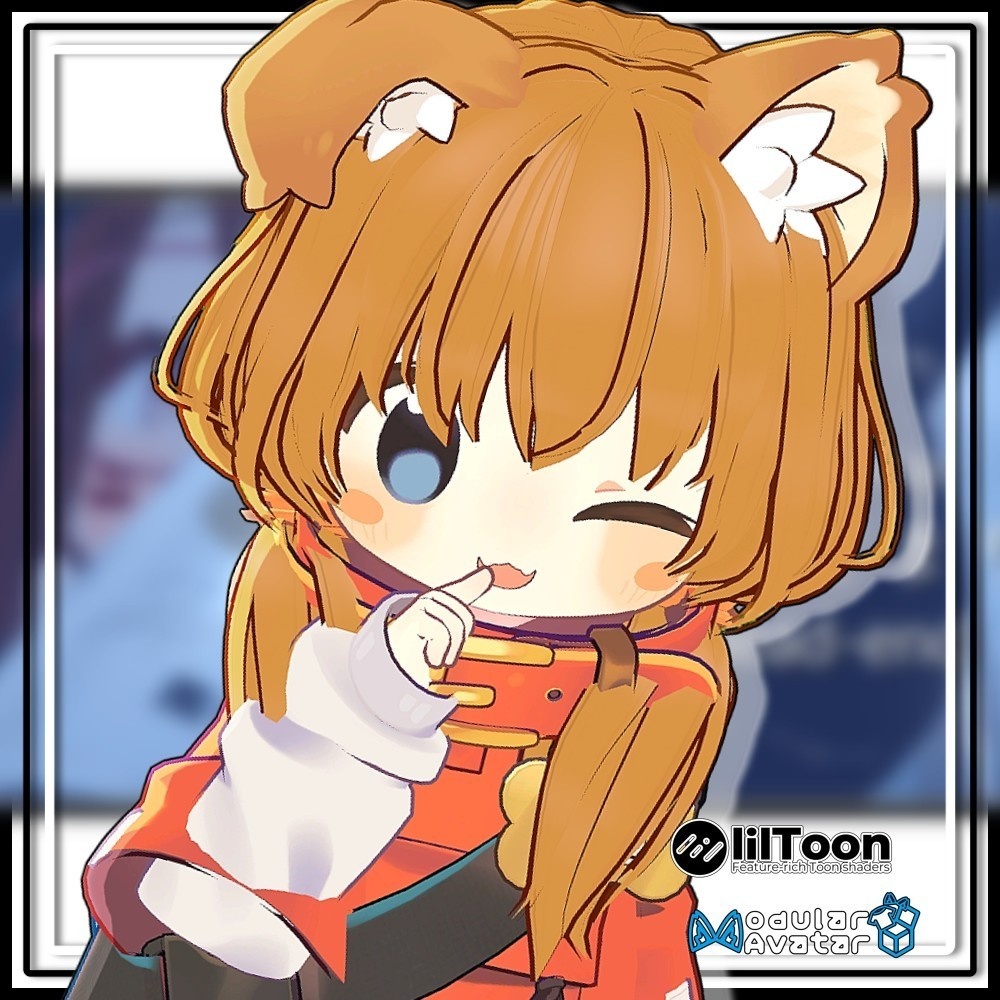 【複数アバター対応】ずっしりおさげヘア/Heavy pigtails【MA対応】