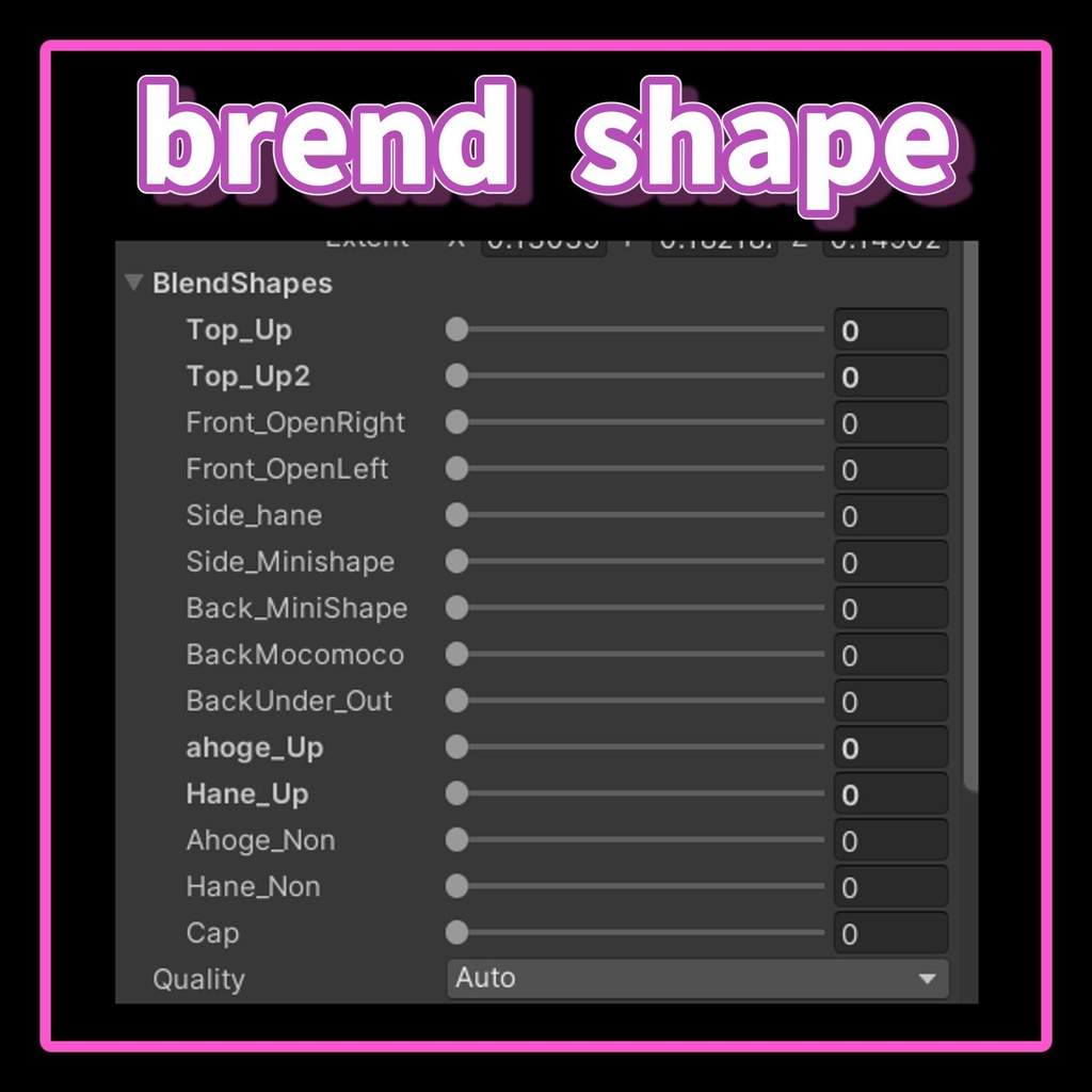 【複数アバター対応】メンズロングヘア/Men's LongHair【MA対応】