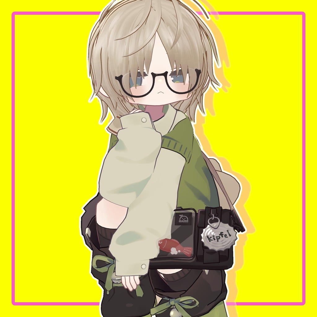 【複数アバター対応】メンズロングヘア/Men's LongHair【MA対応】