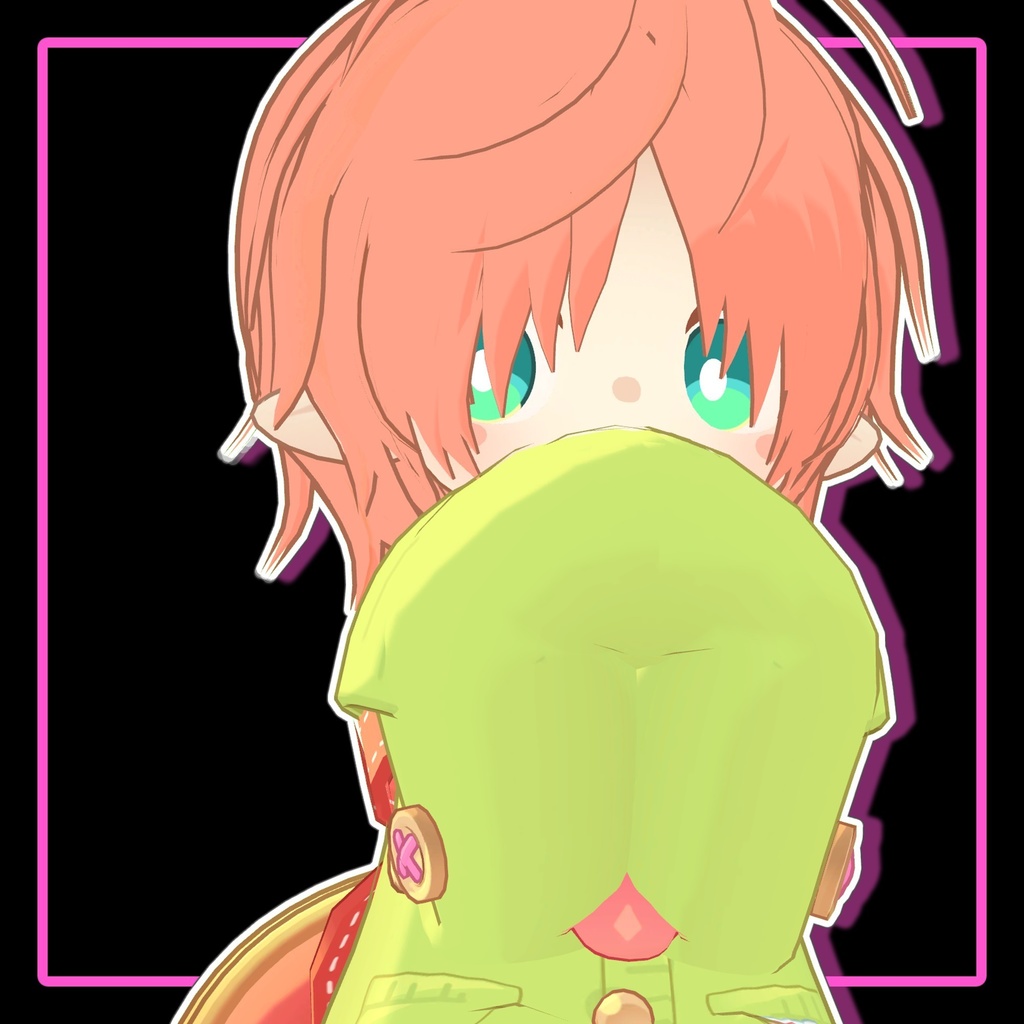 【複数アバター対応】メンズロングヘア/Men's LongHair【MA対応】