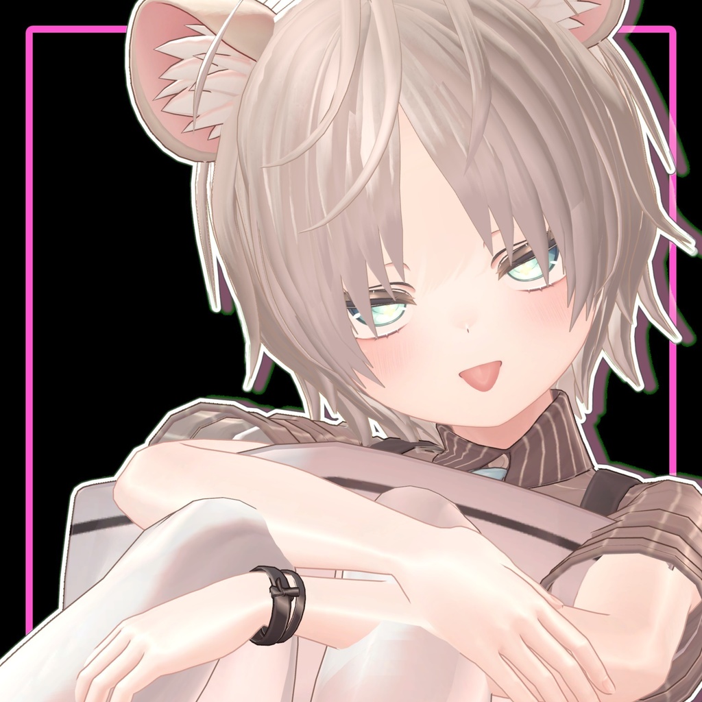 【複数アバター対応】メンズロングヘア/Men's LongHair【MA対応】