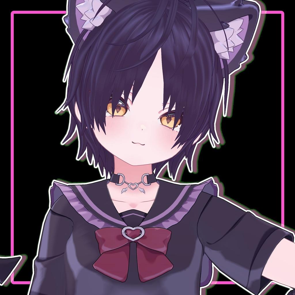 【複数アバター対応】メンズロングヘア/Men's LongHair【MA対応】