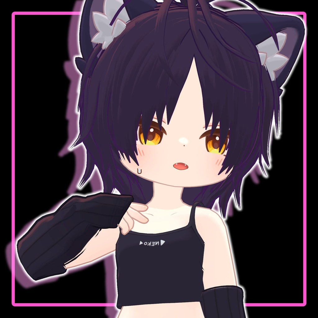 【複数アバター対応】メンズロングヘア/Men's LongHair【MA対応】