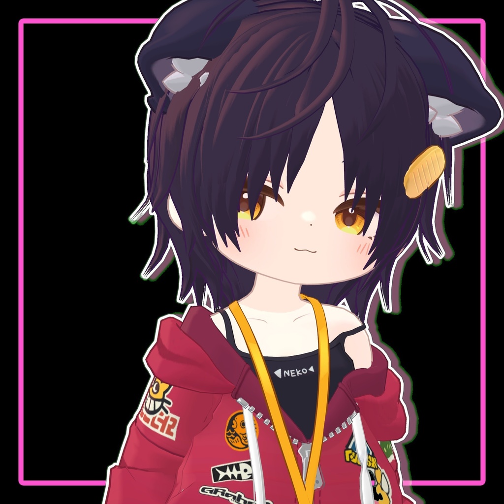 【複数アバター対応】メンズロングヘア/Men's LongHair【MA対応】