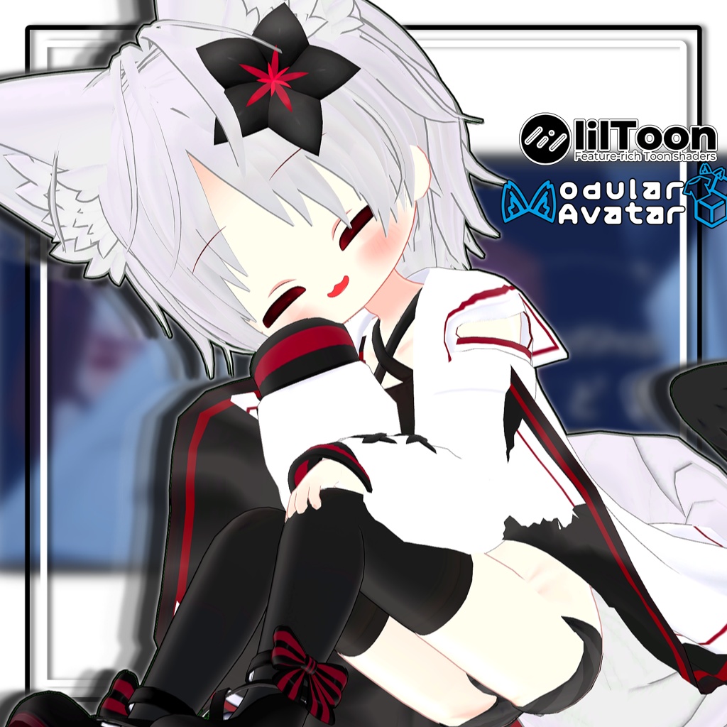 【複数アバター対応】メンズロングヘア/Men's LongHair【MA対応】