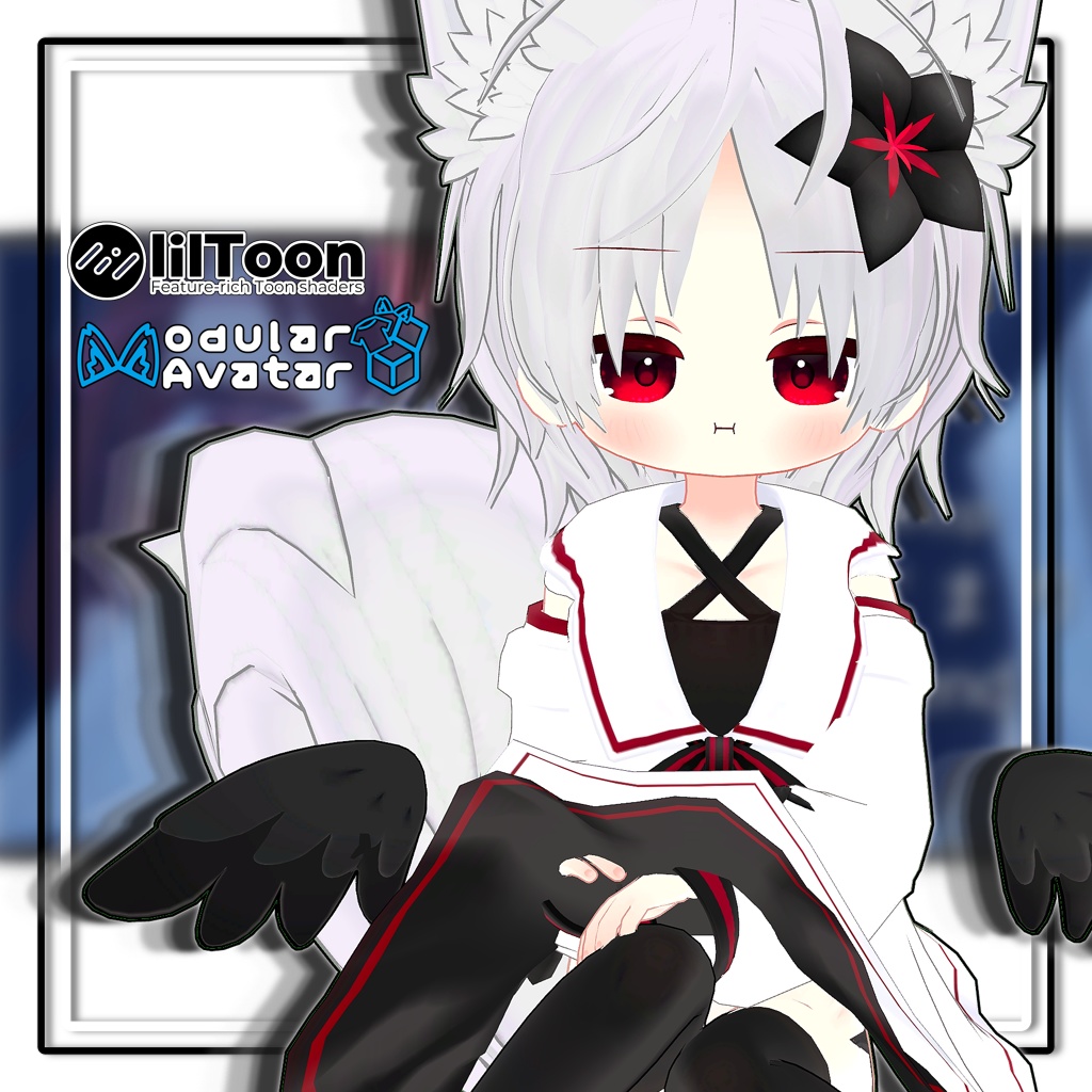 【複数アバター対応】メンズロングヘア/Men's LongHair【MA対応】