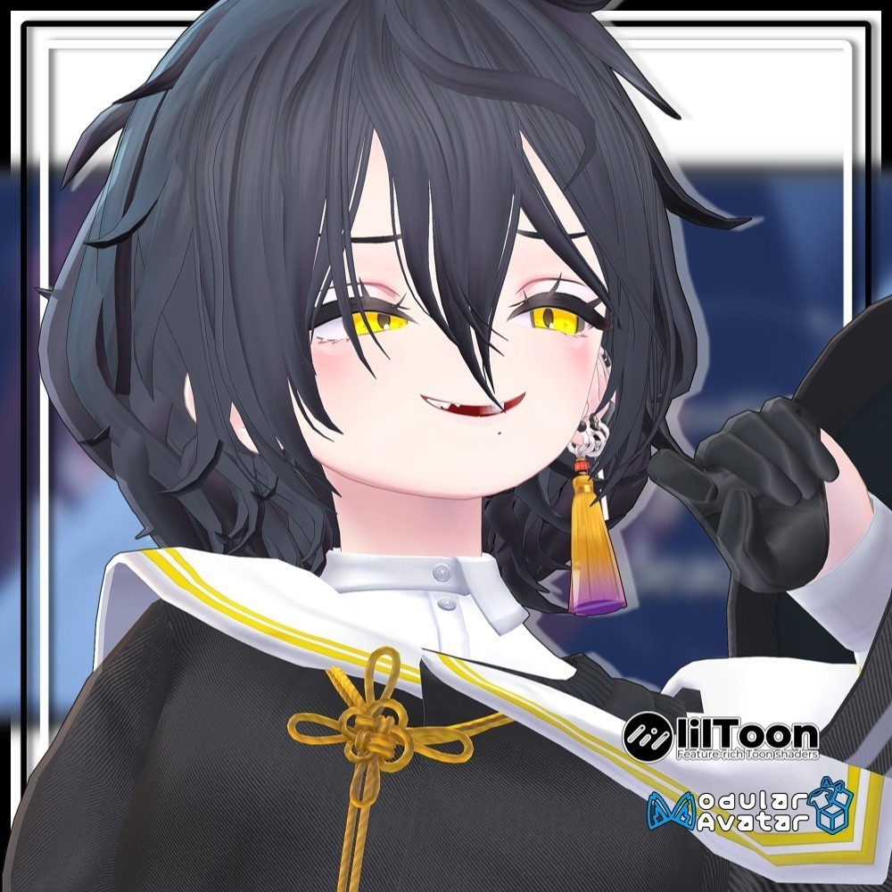 【複数アバター対応】天然パーマ【MA対応】