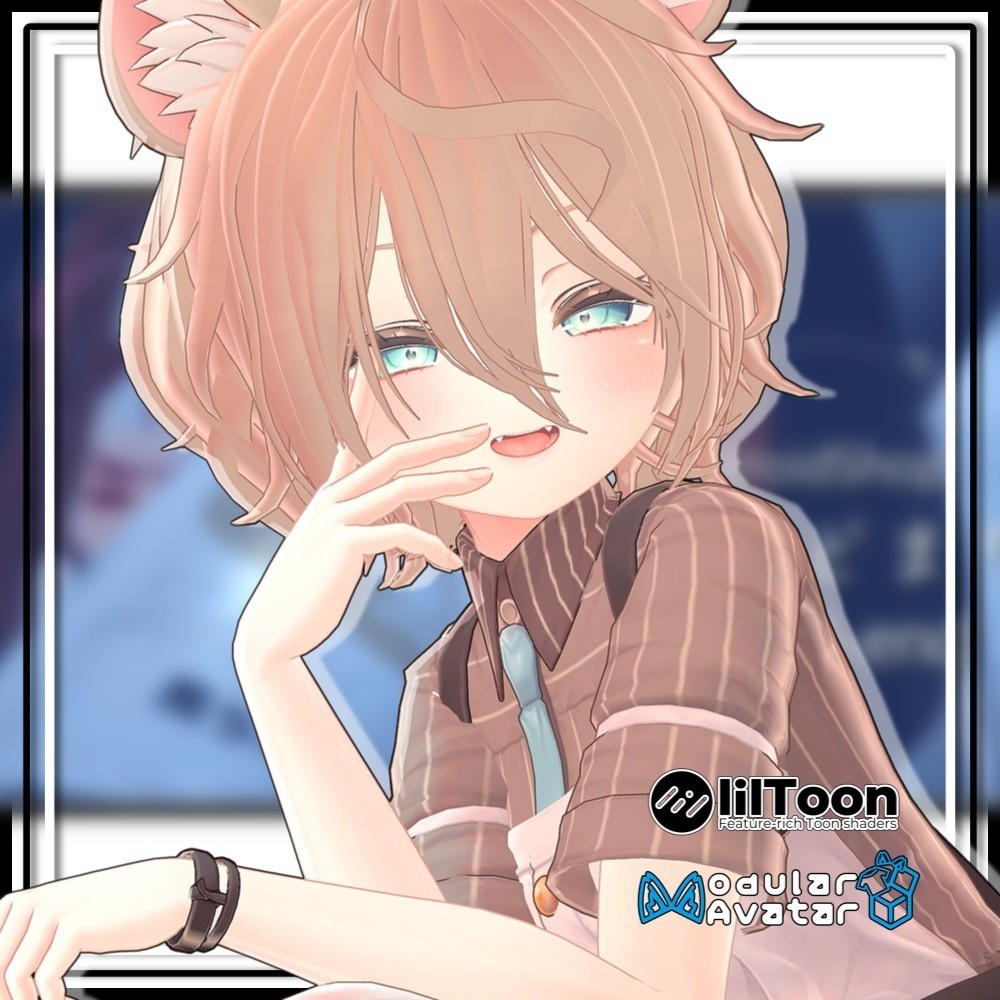 【複数アバター対応】天然パーマ【MA対応】