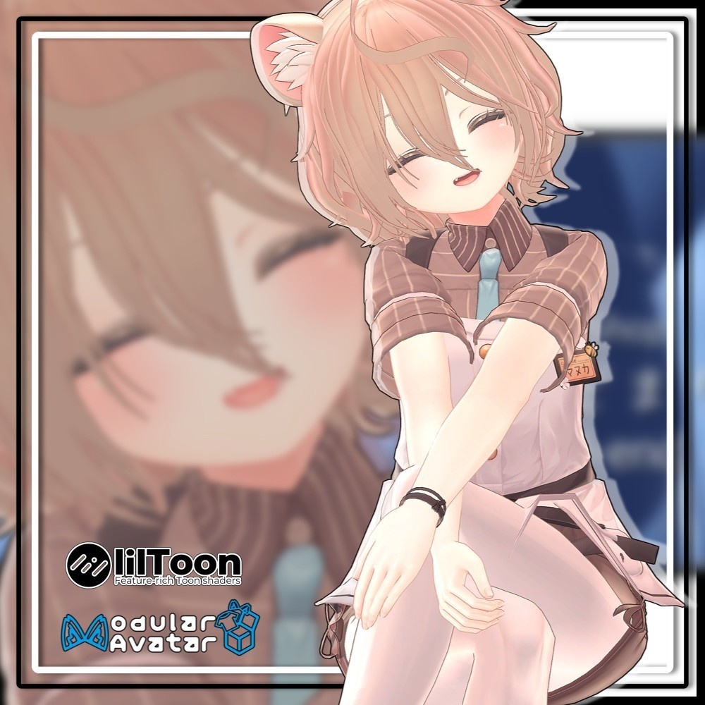 【複数アバター対応】天然パーマ【MA対応】