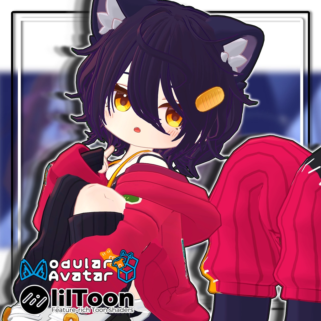 【複数アバター対応】天然パーマ【MA対応】