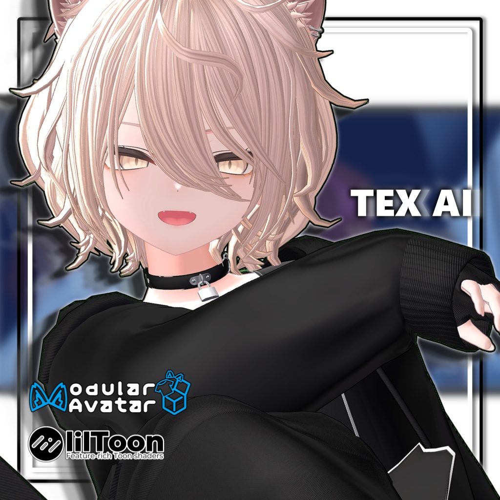 【複数アバター対応】天然パーマ【MA対応】