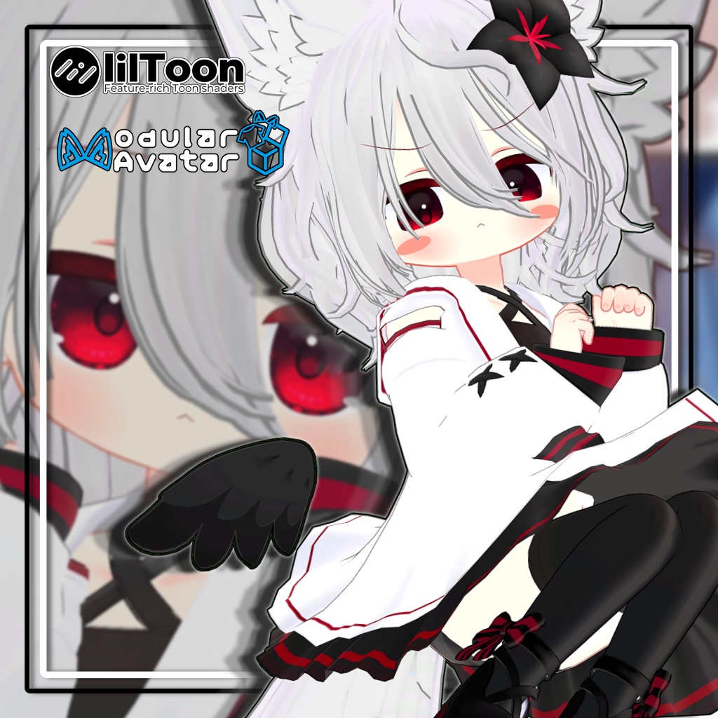 【複数アバター対応】天然パーマ【MA対応】