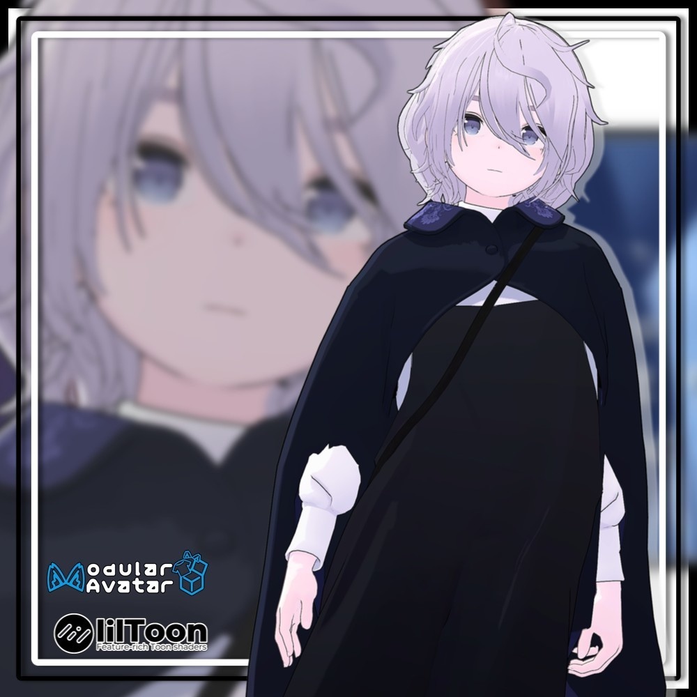 【複数アバター対応】天然パーマ【MA対応】