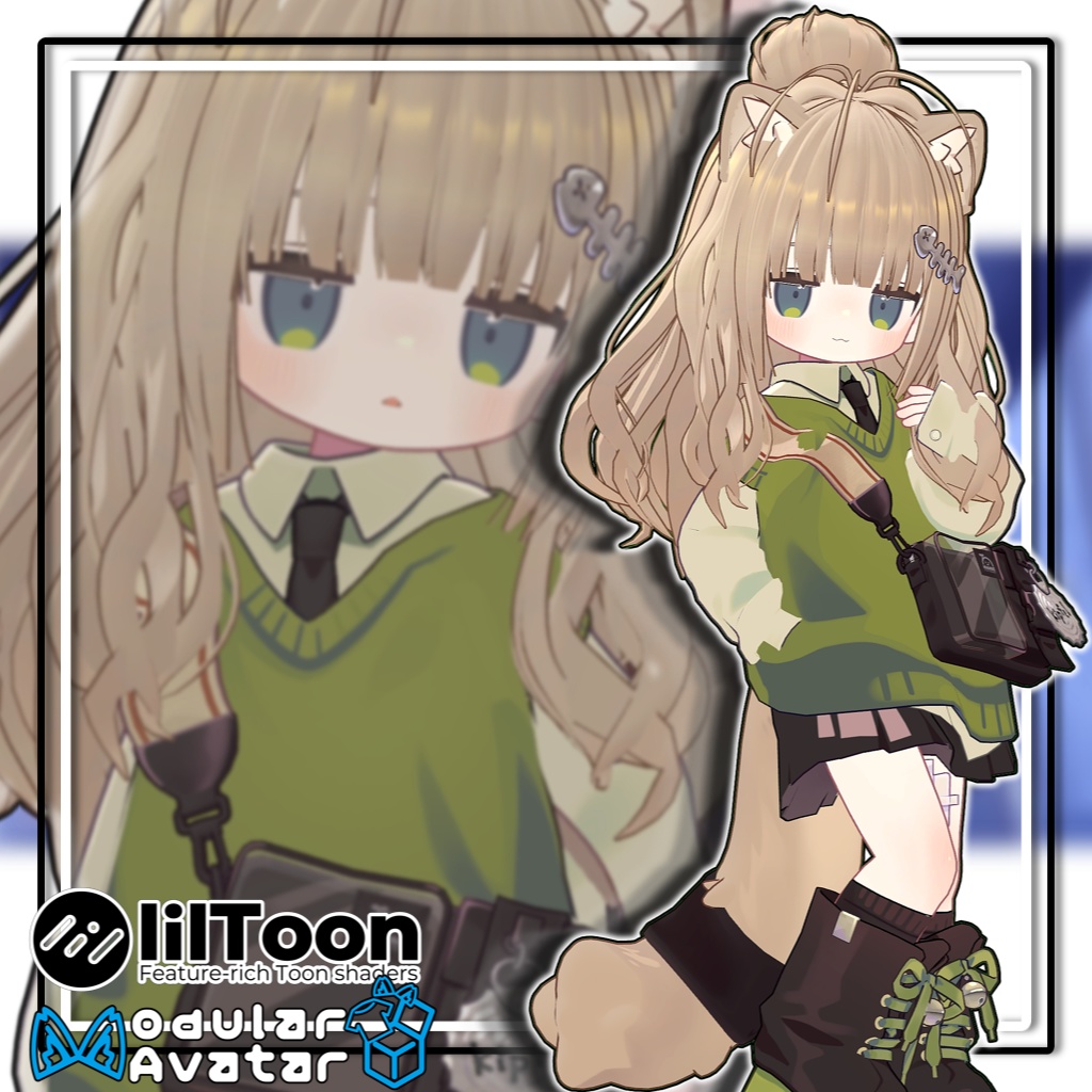 【髪型】乙姫ヘア/Mermaid princess hair【MA対応】