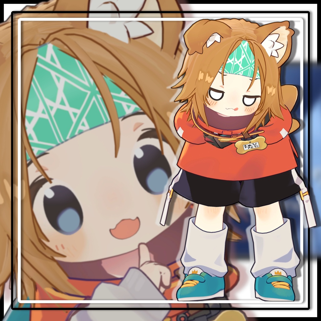 【複数アバター対応】バンダナアレンジヘア/Bandana Arrangement【MA対応】