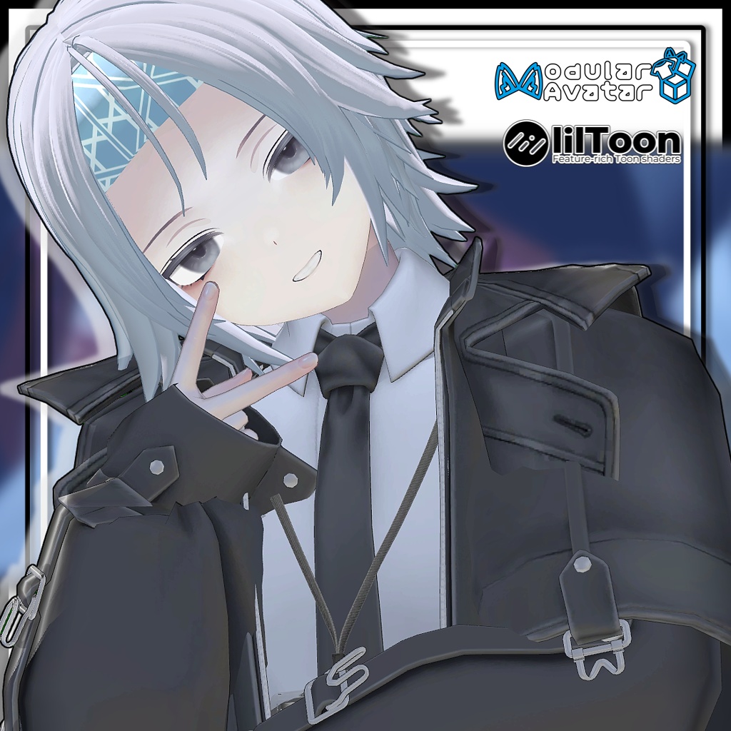 【複数アバター対応】バンダナアレンジヘア/Bandana Arrangement【MA対応】