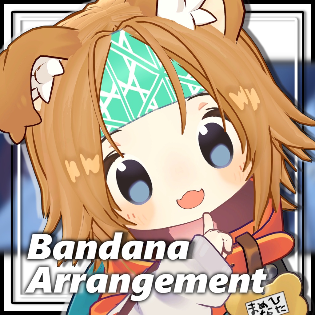 【複数アバター対応】バンダナアレンジヘア/Bandana Arrangement【MA対応】