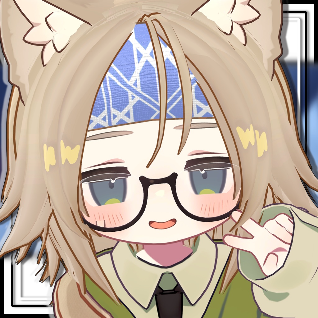 【複数アバター対応】バンダナアレンジヘア/Bandana Arrangement【MA対応】