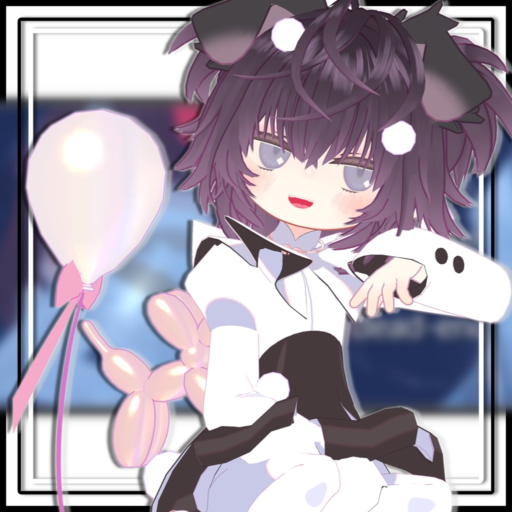 【複数アバター対応】ボリュームハイツインテール/Volume high Twin tails hair【MA対応】