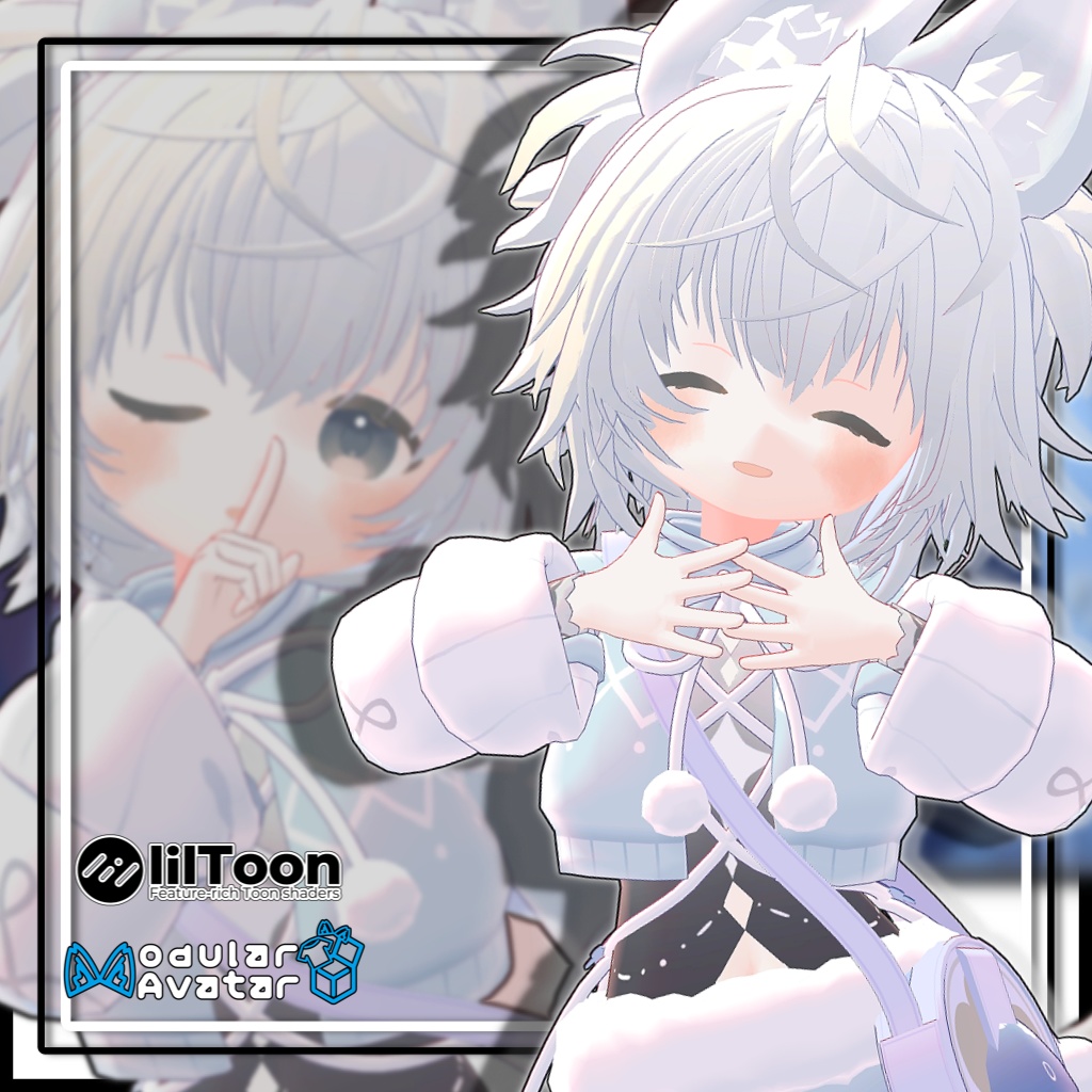 【複数アバター対応】ボリュームハイツインテール/Volume high Twin tails hair【MA対応】