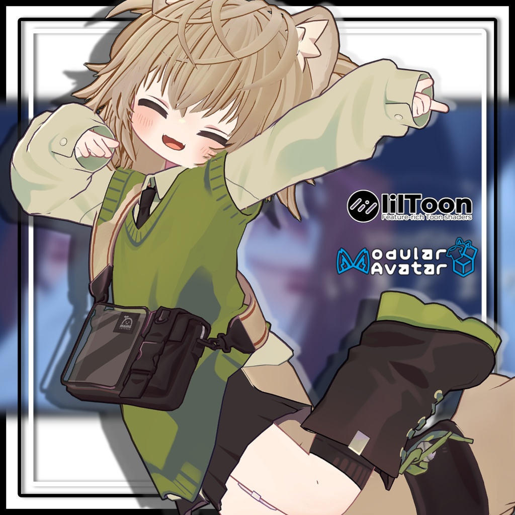 【複数アバター対応】ボリュームハイツインテール/Volume high Twin tails hair【MA対応】