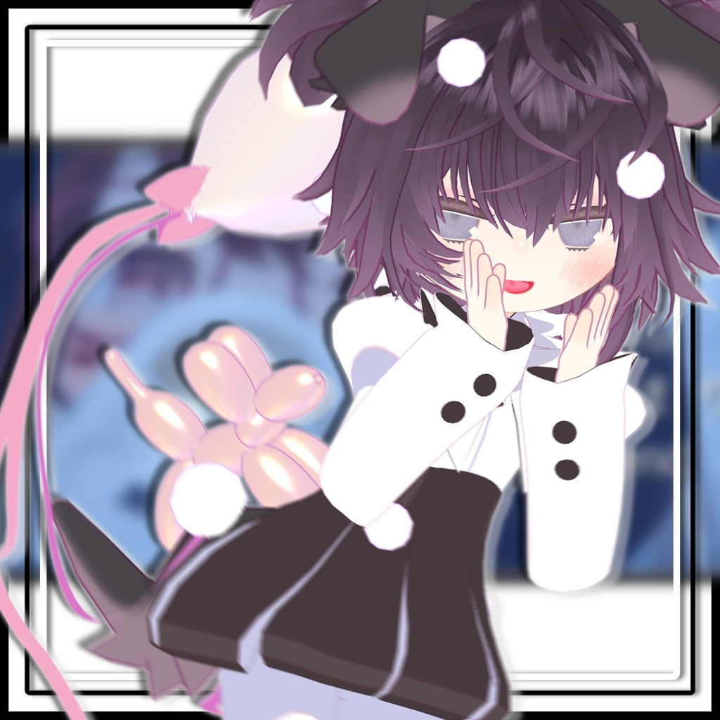 【複数アバター対応】ボリュームハイツインテール/Volume high Twin tails hair【MA対応】