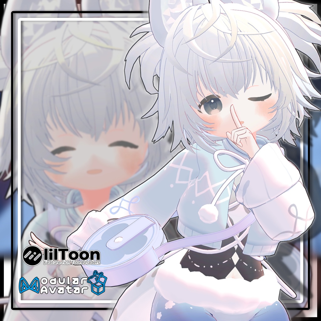 【複数アバター対応】ボリュームハイツインテール/Volume high Twin tails hair【MA対応】